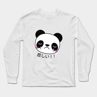 Sad panda Long Sleeve T-Shirt